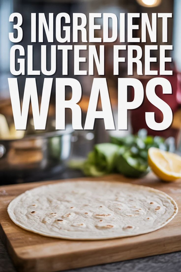 3 Ingredient Gluten Free Wraps