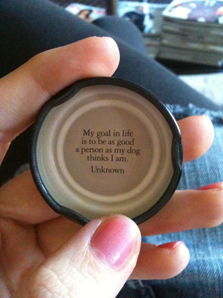 the Lid to my Honest TEa =)