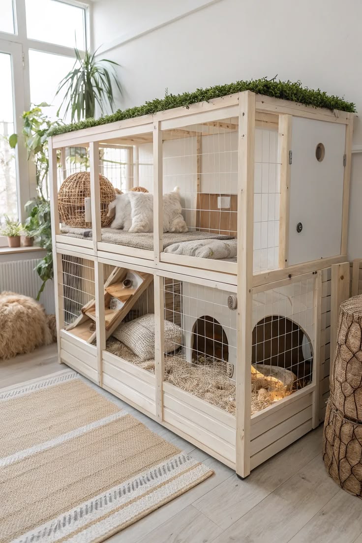 Elevate your guinea pig's home with a stylish and spacious m