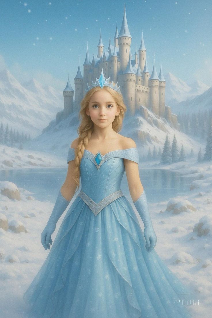 Get turned into an enchanted ice princess for FREE