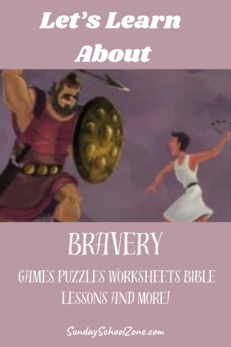 Bravery is an important character trait throughout the Bible
