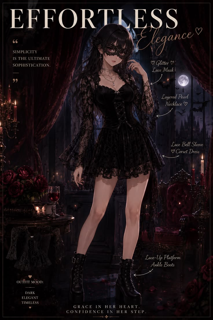Step into your main-character era with this enchanting gothi