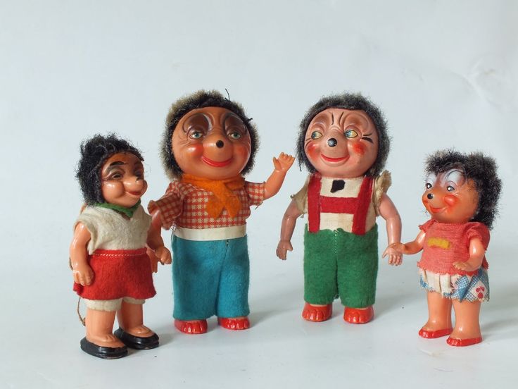 Steiff hedgehog family | Etsy