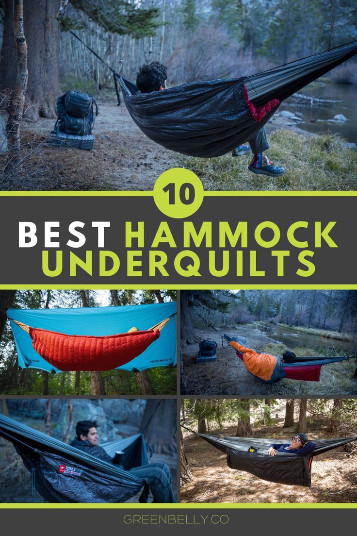 Using an underquilt with your hammock adds insulation to kee