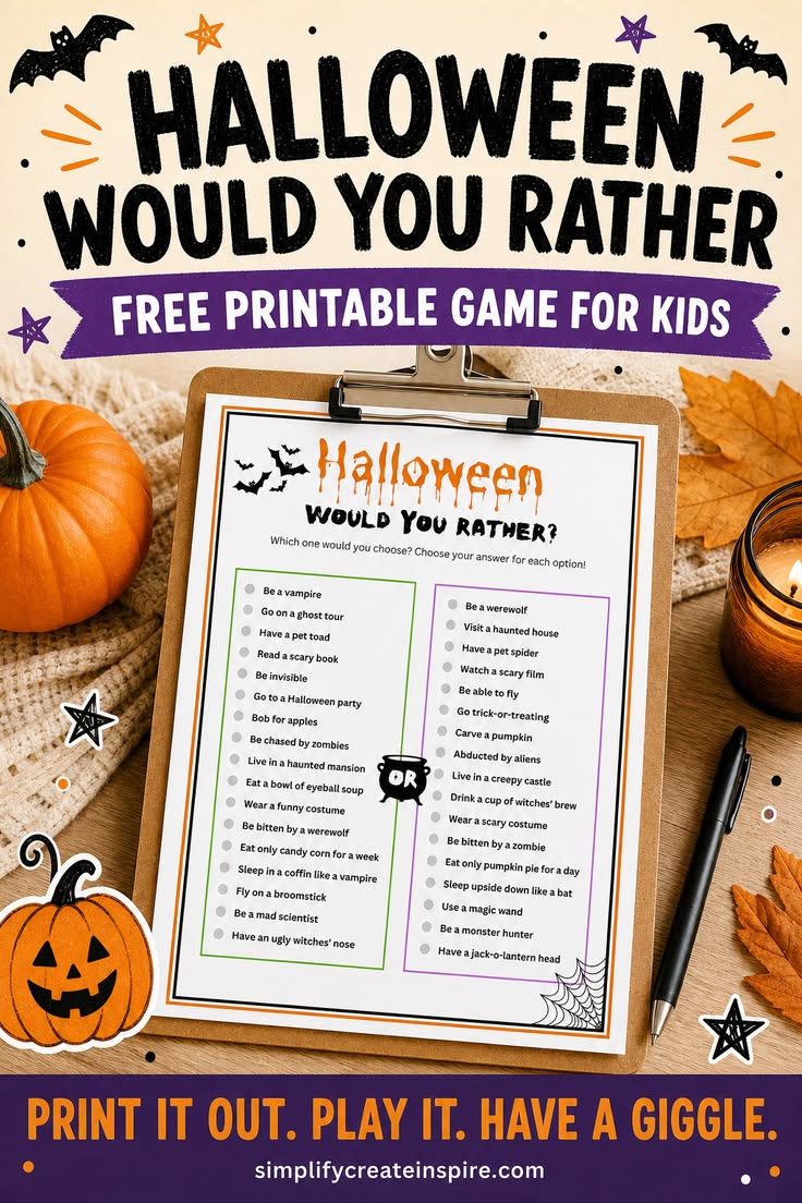 Looking for a fun activity this spooky season? Try halloween