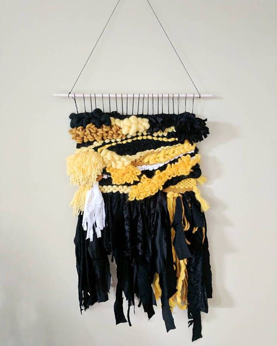 A fun bee inspired weave in honor of our bees, who are dwind