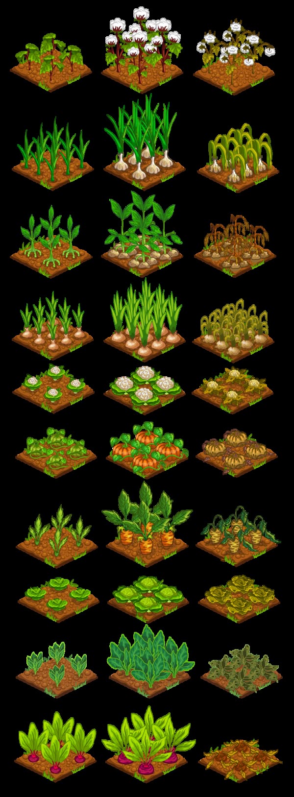 "Farmster" Game Art by FULDEN BİLGİÇATAÇ, via Behance