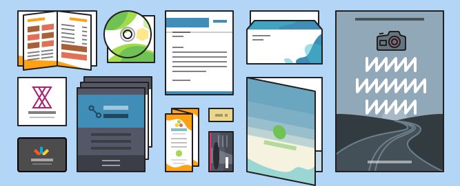 Huge bundle of 150 free printing templates.
