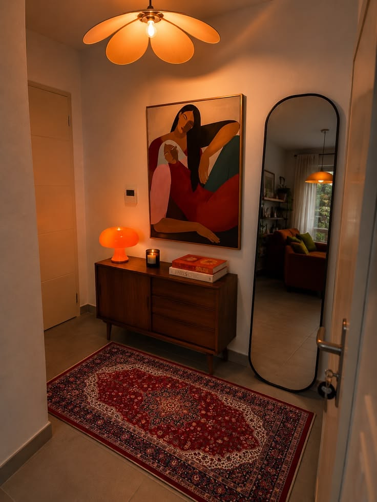 Anchor your entryway, living room, or dining area with timel