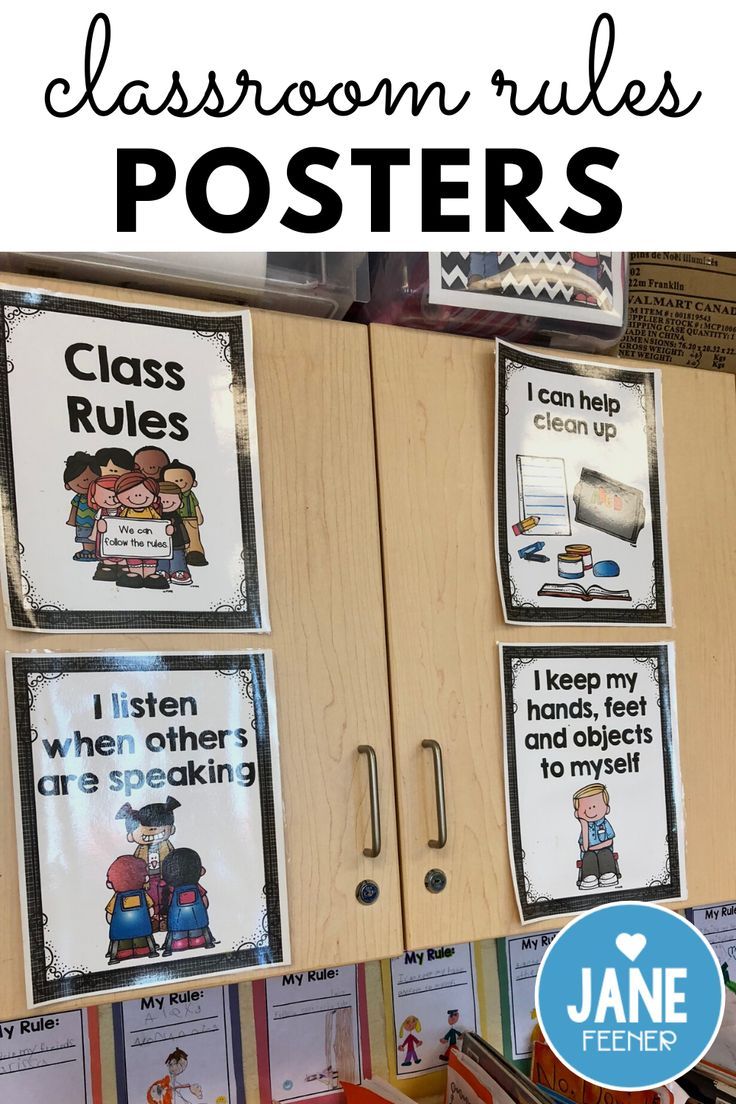 Do you need class rules posters for your first or second gra