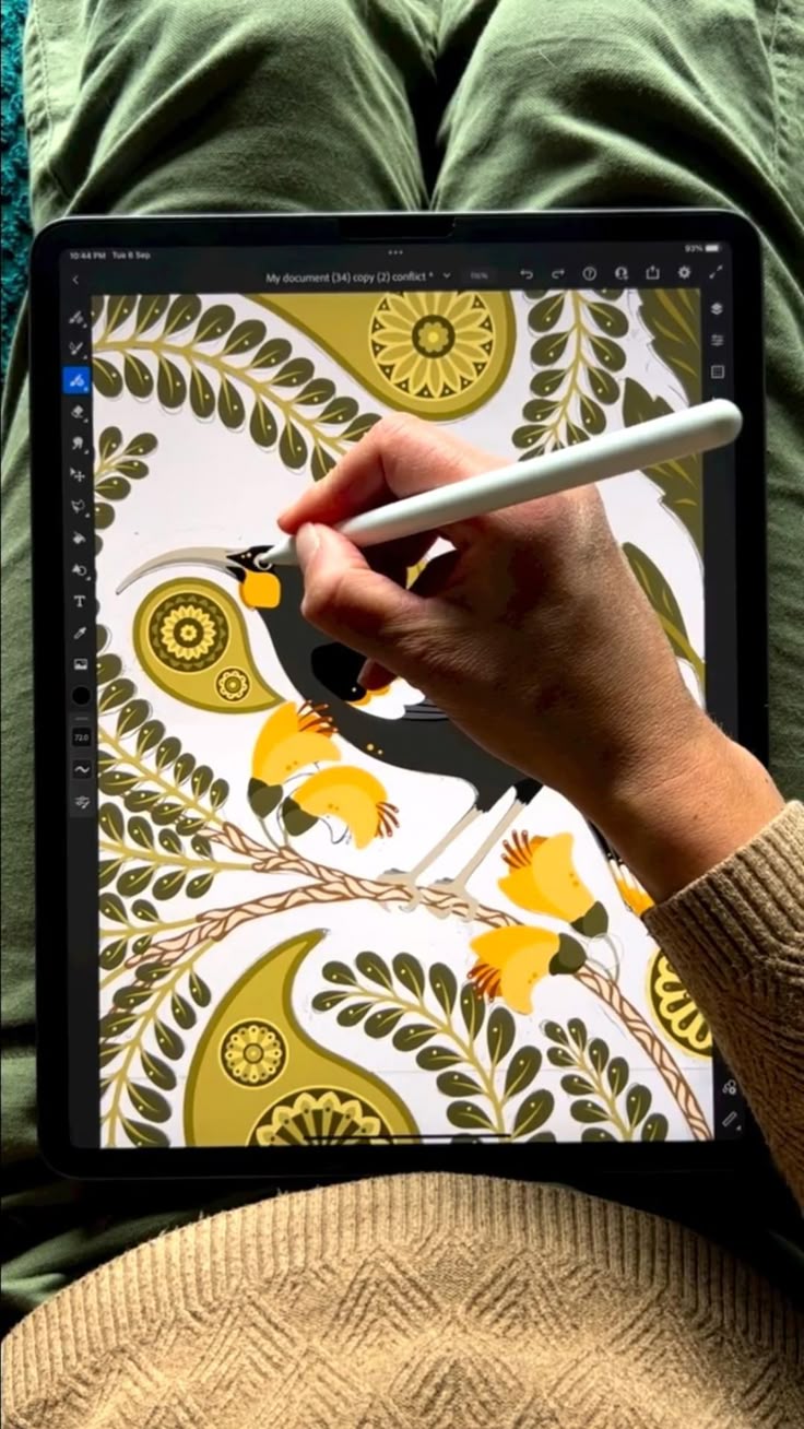 Tools:  • Adobe Fresco  • IPad Pro  • Apple Pencil
