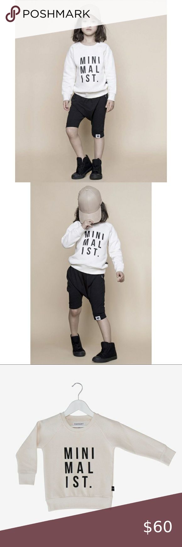 HUXBABY Minimalist Sweatshirt Guarantee 100% authentic! For 