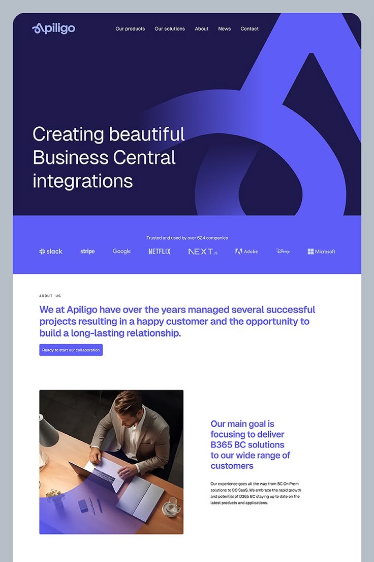 Apiligo is a B2B software company that delivers reusable, dy