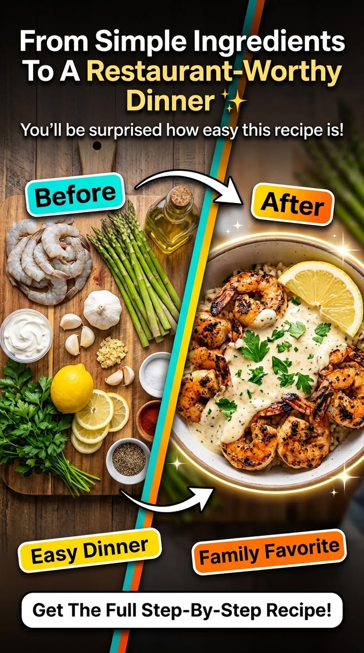 Upgrade your dinner routine with this grilled shrimp veggie 