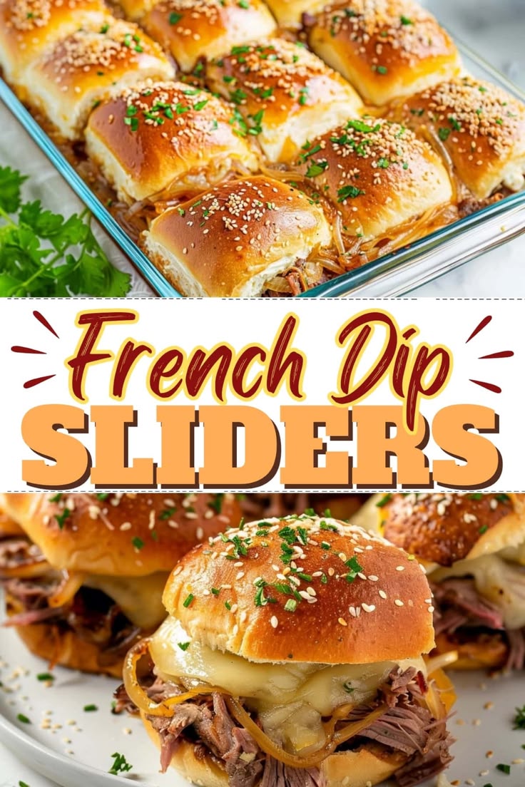 Trust me when I say you need to try these French dip sliders