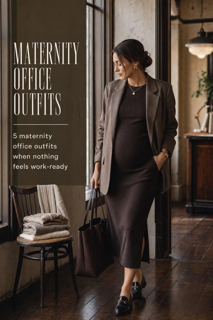 Elevate your workwear with maternity office outfits that fee