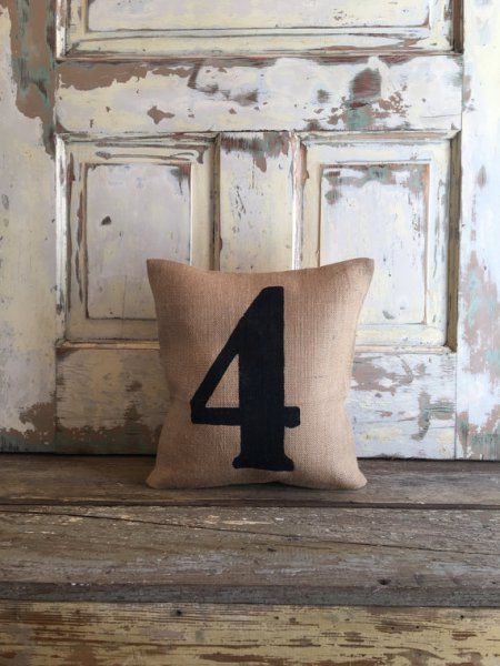 number-pillow