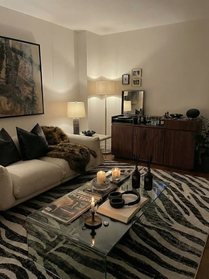 Zebra rug!