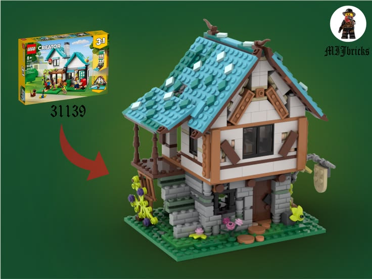 Inspired on 2021s Medieval Blacksmith, set 21325, this Medie