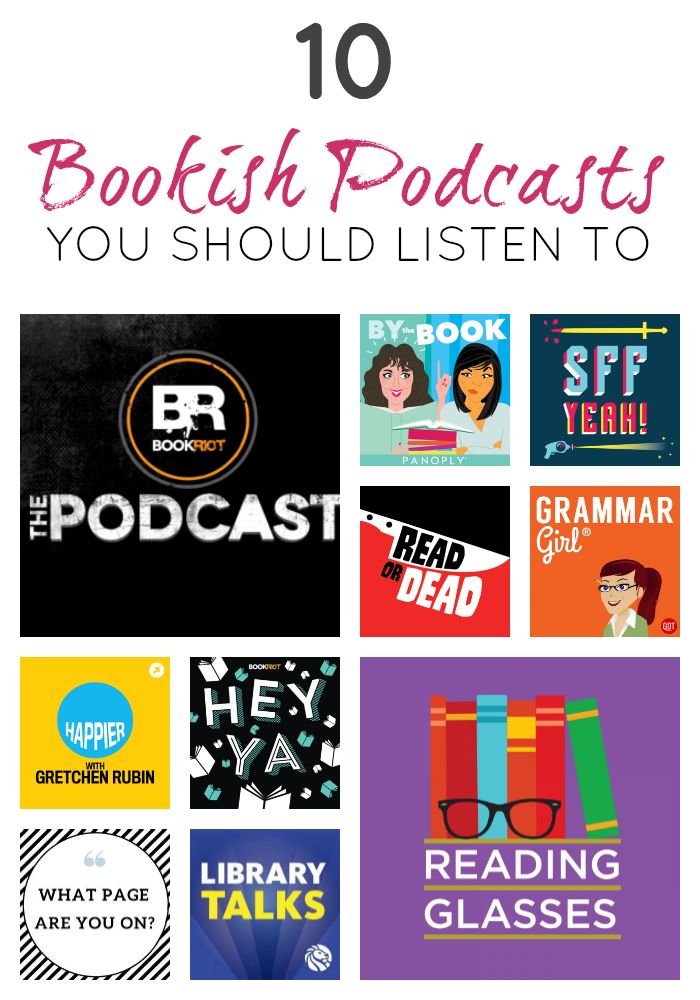 10 of my favorite bookish podcasts for you to check out! #re