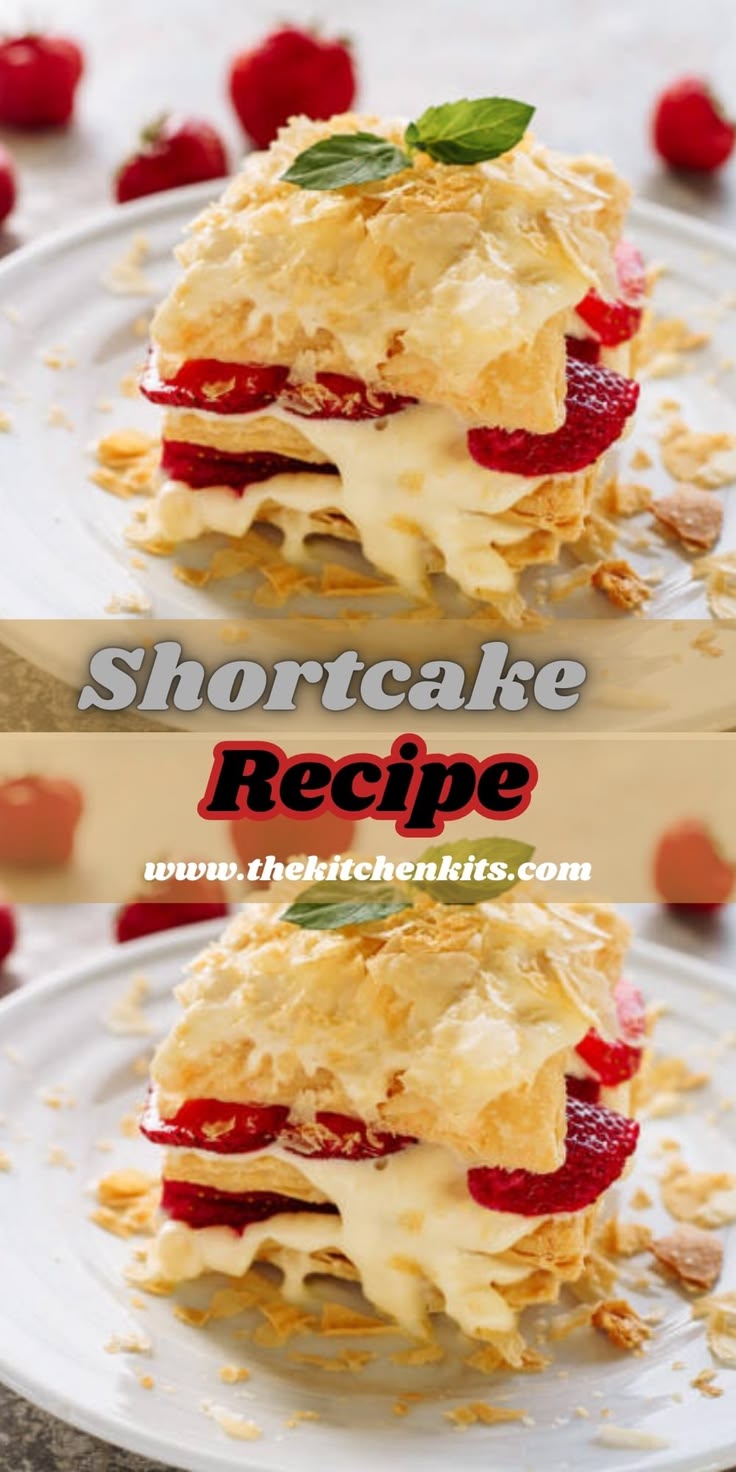 Shortcake Recipe: Soft, sweet, and buttery dessert made with