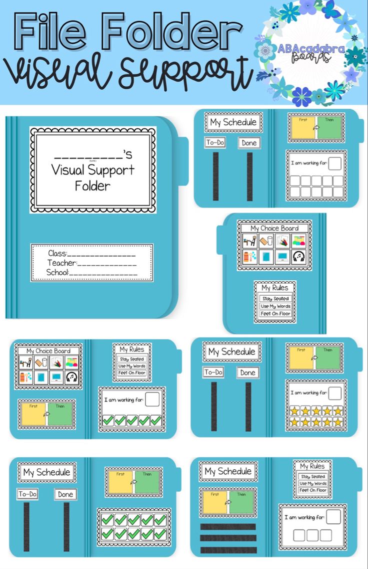 Includes: Various Token Economy Boards, Visual Schedule, Fir
