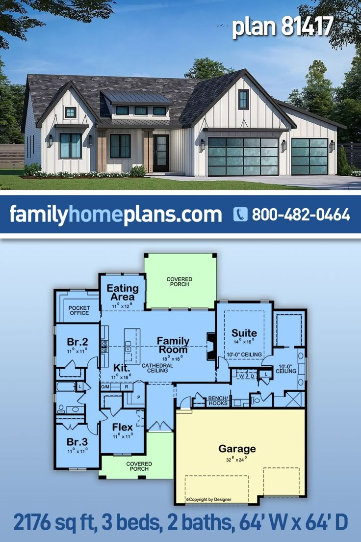 House Plan 81417