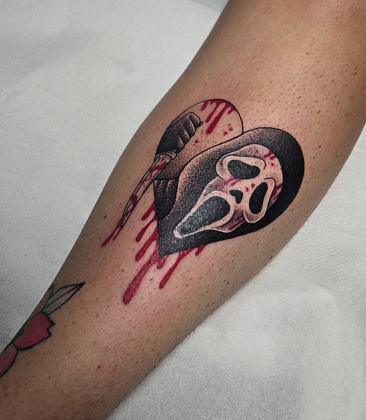 #horror #horrorfilms #scream #screamtattoo #ghostface #ghost