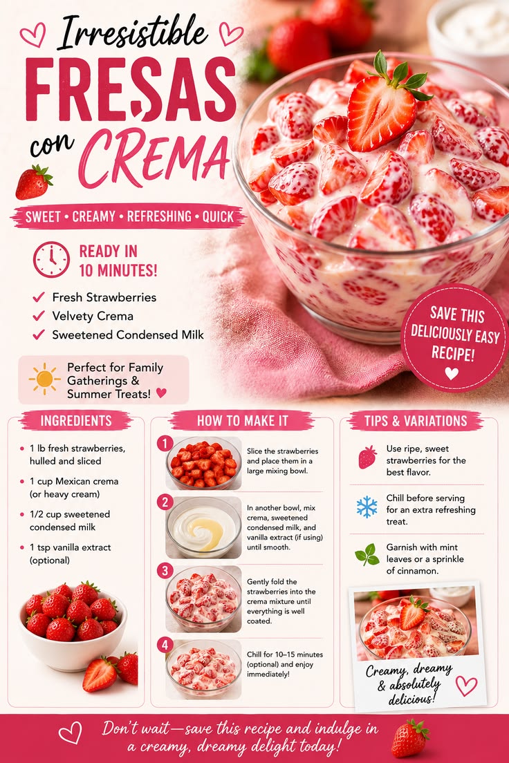 This creamy strawberry delight is my new obsession—sweet, sm