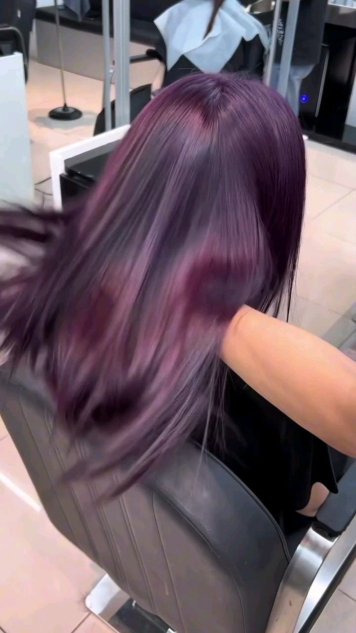 #womenhair #haircolor #purplehaircolor #hairhack #womenfashi