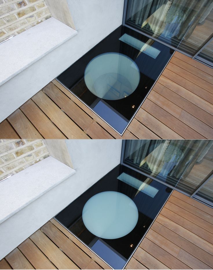 Magic glass can be used on floor lights too!