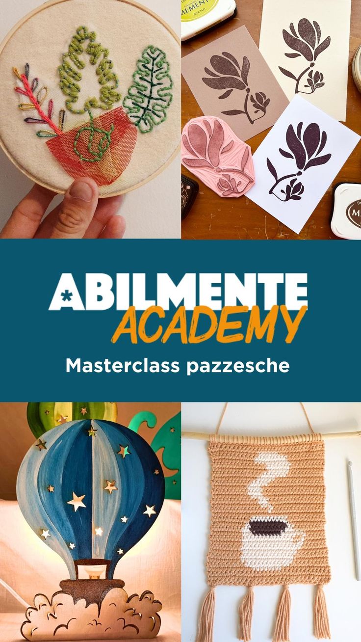 Partecipa ai corsi creativi di Abilmente Academy: impari dal