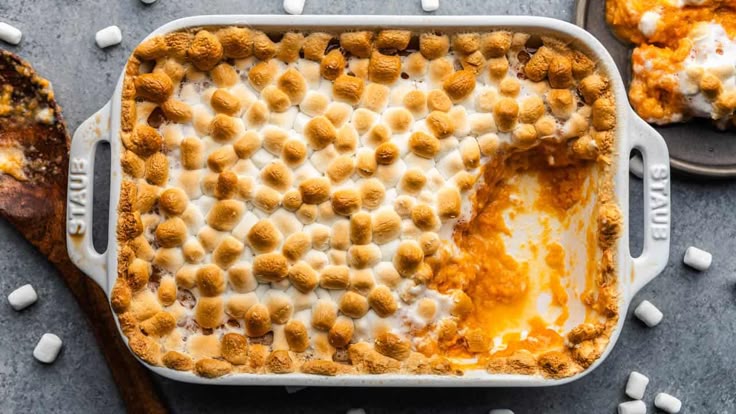Sweet Potato Casserole with Marshmallows
