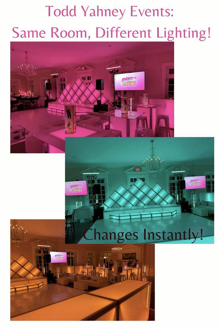 Change the look of your Bar Bat Mitzvah room decor with cool
