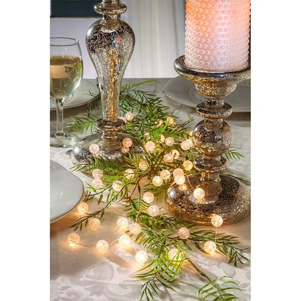 Elegant Crackle Lighted acrylic strand lights