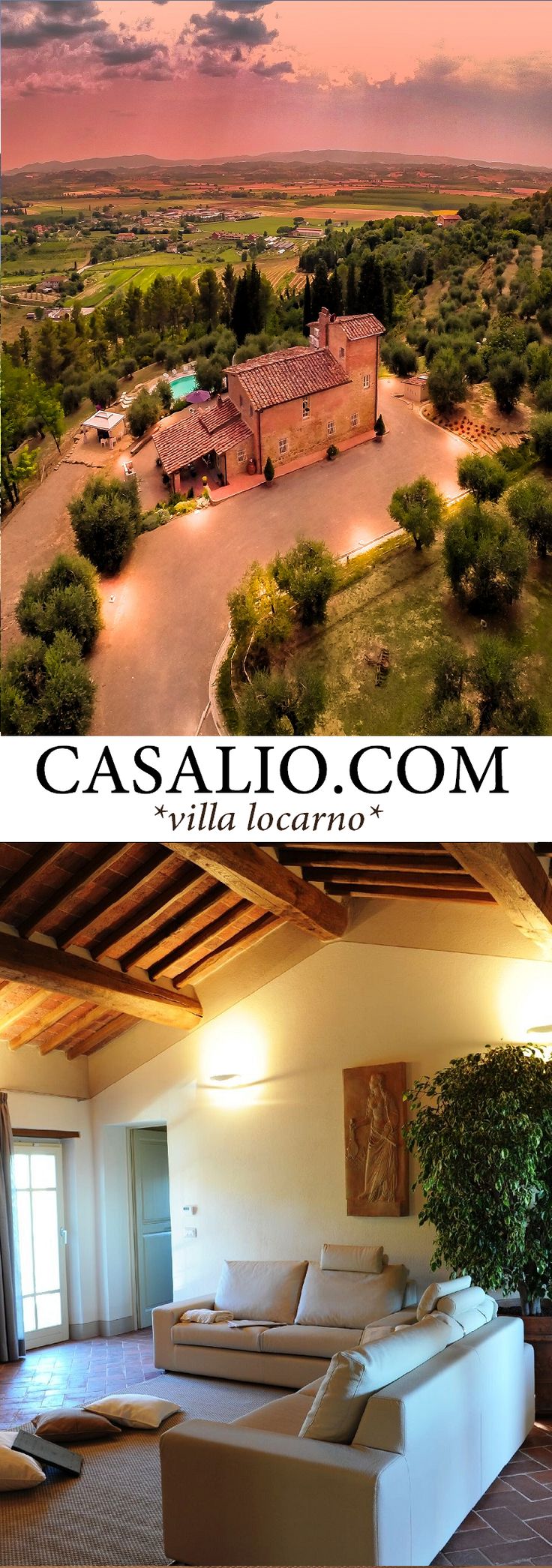 Tuscany Villas Rental -  Villa Locarno -  www.casalio.com ||