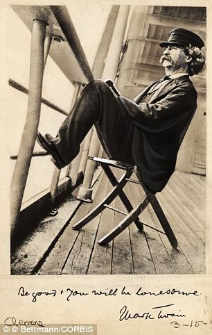 Be good & you will be lonesome. ~Mark Twain