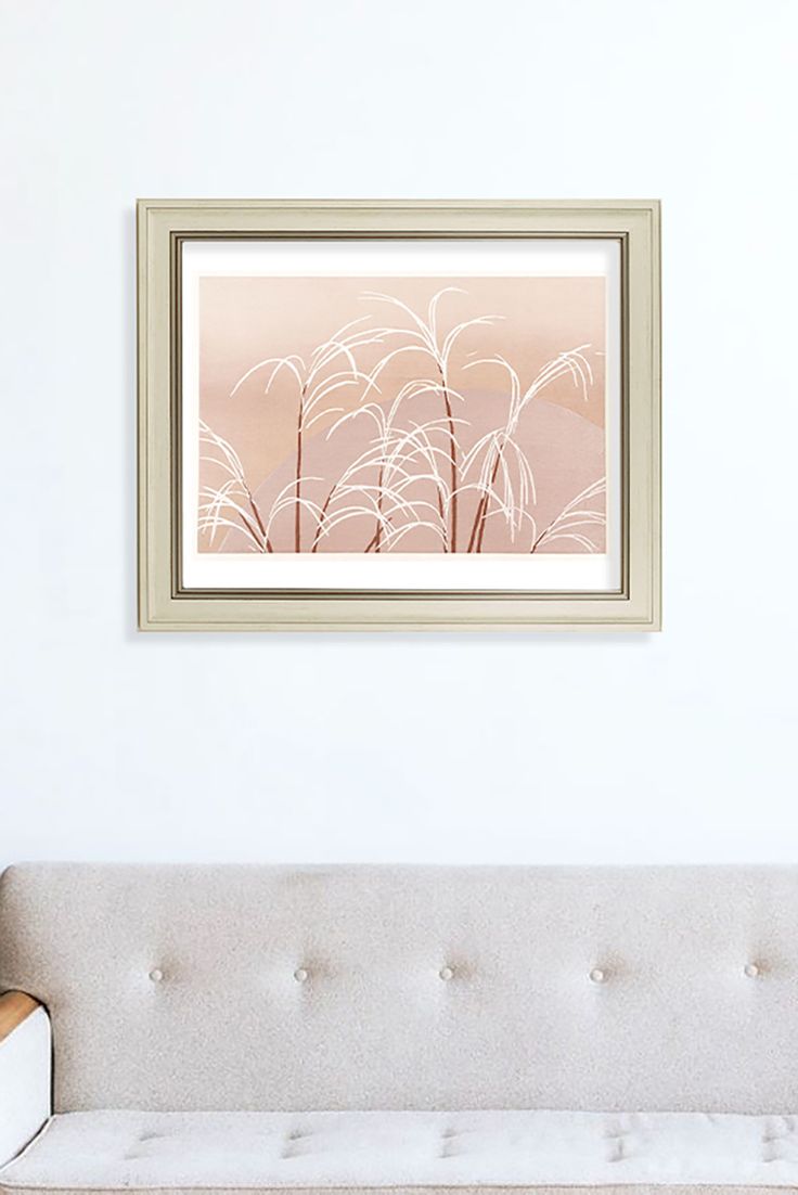 It's easy to reach for a simple black or white frame for dis