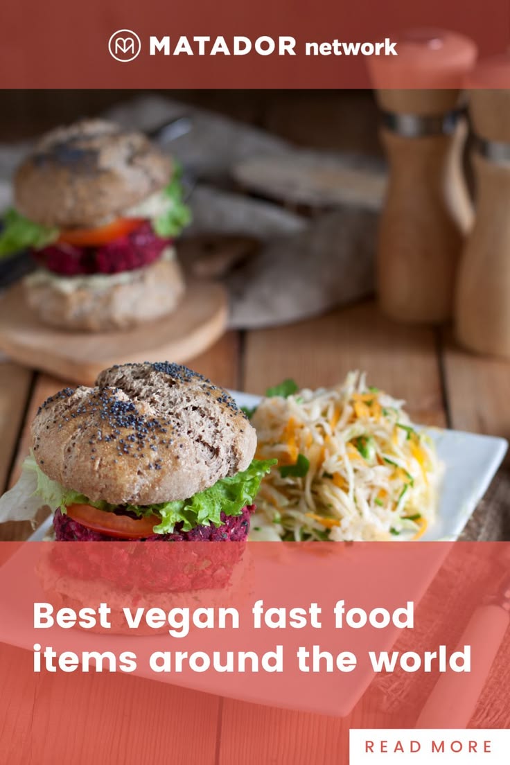 Fuel your travels abroad with soy nuggets, veggie burgers, m