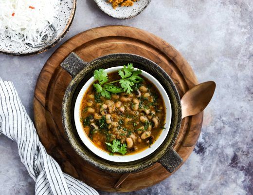 Black eyed beans curry:  A delicious, vegan and gluten-free 