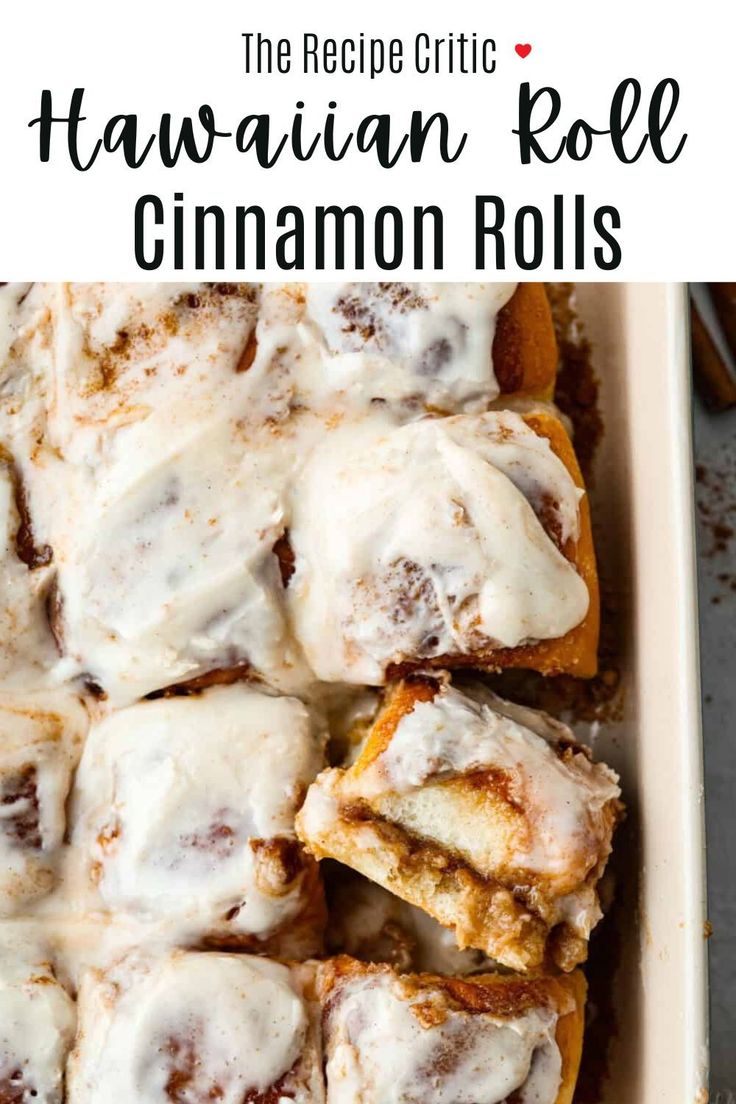 Make Hawaiian Roll Cinnamon Rolls in 30 minutes! This viral 