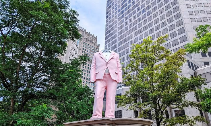 Big Suit By Erwin Wum Citygarden Saint Louis,  Missouri