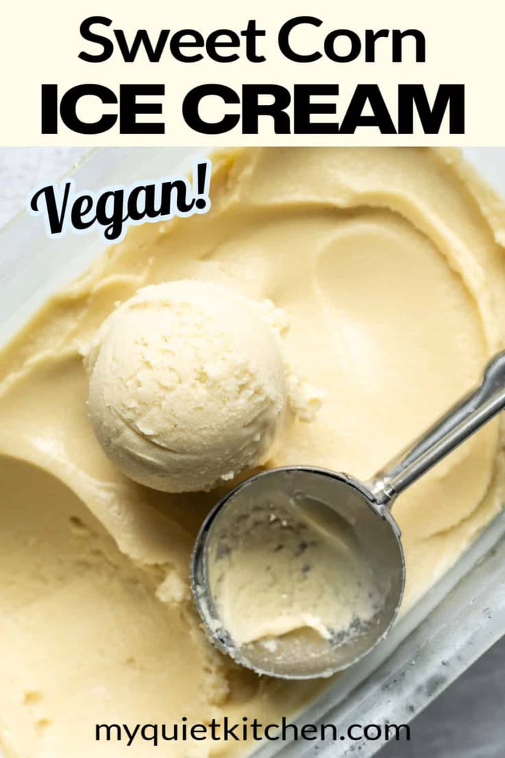 If you've never tried corn ice cream, you're in for a surpri