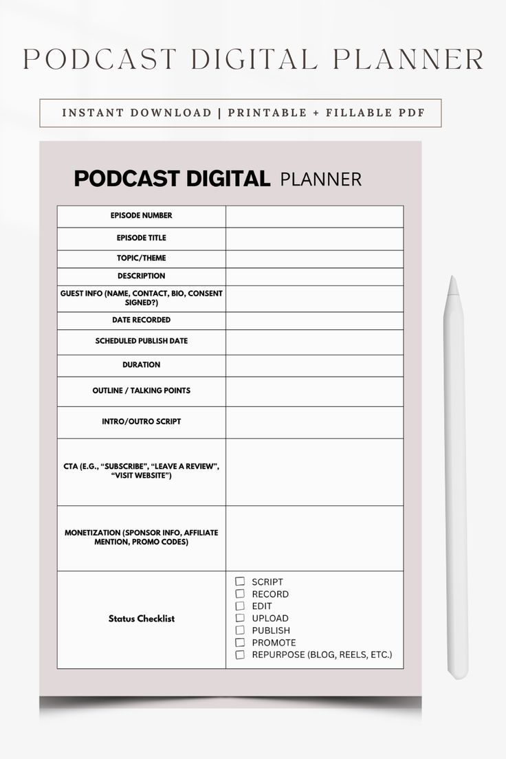 Take your podcast to the next level with this Podcast Digita