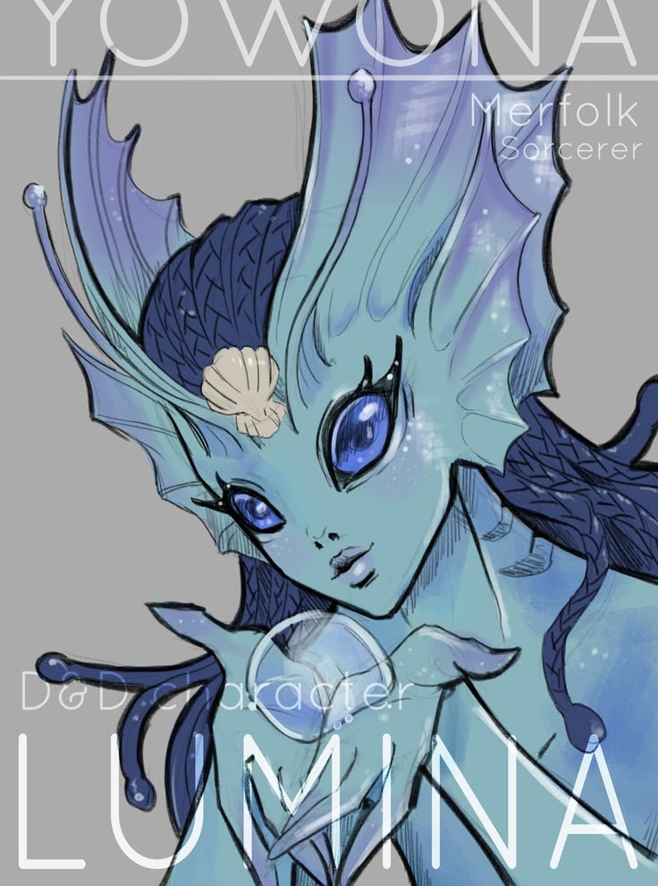 D&D character sketch: Lumina