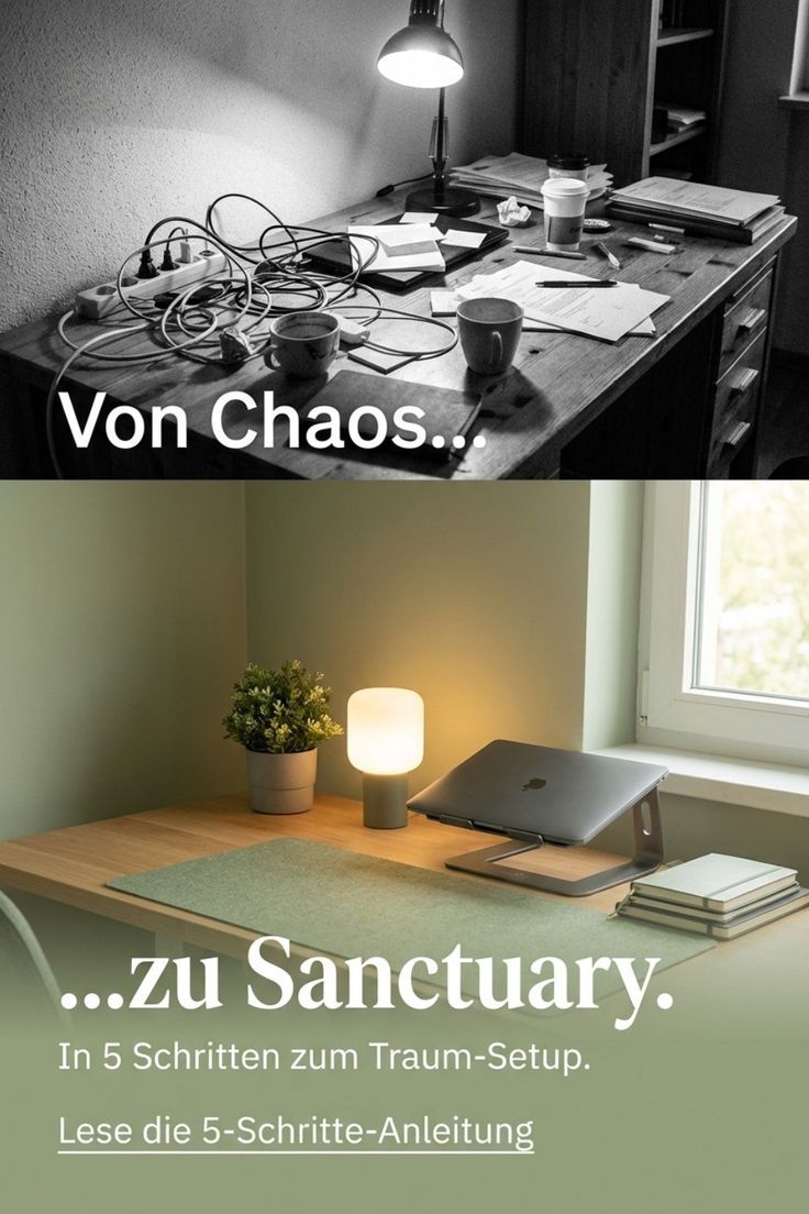 Fühlst du dich am Schreibtisch gestresst? Verwandle dein Cha