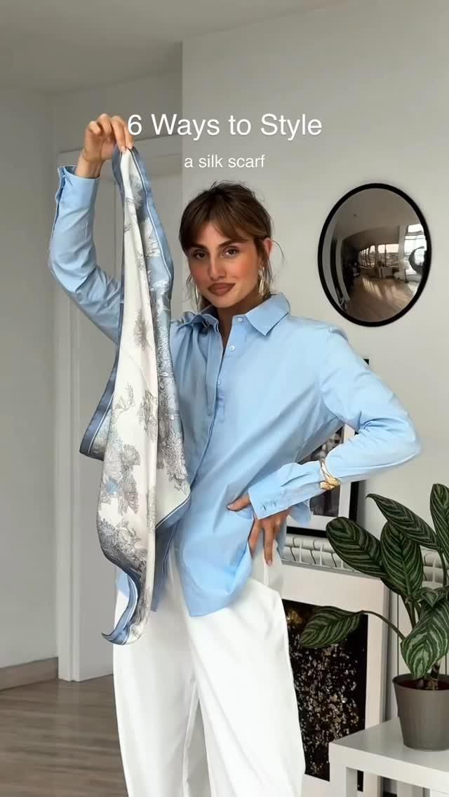 ¿Usas tu pañuelo siempre igual? 😏✨ Te muestro 6 formas única