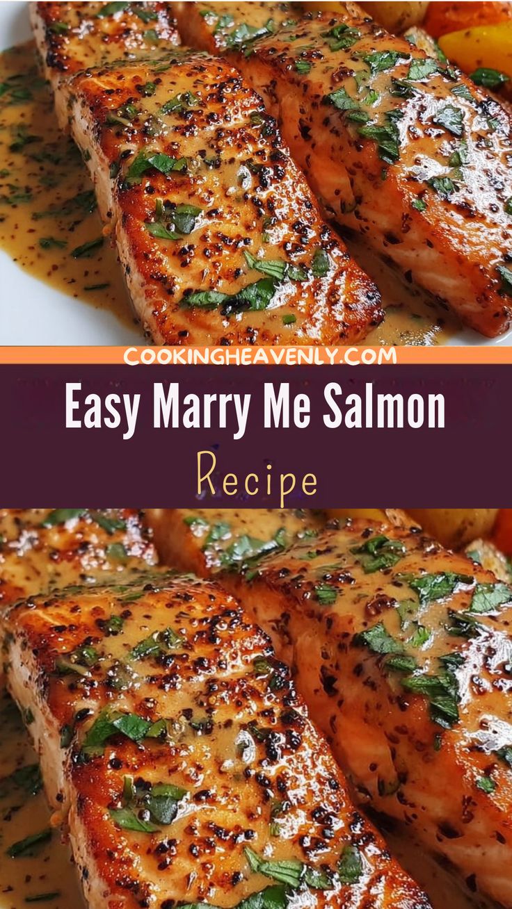 Ingredients for Easy Marry Me Salmon Here’s a convenient lis