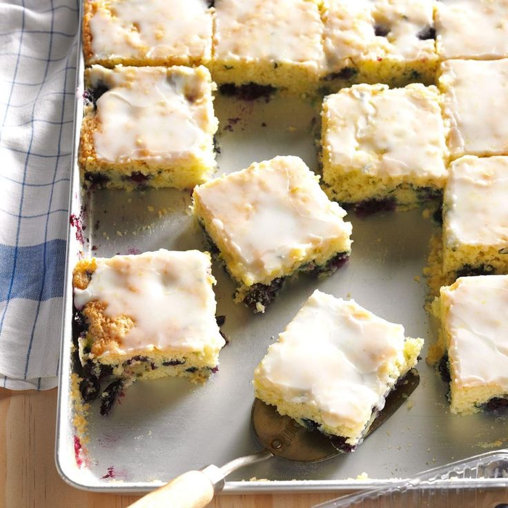 Blueberry Zucchini Squares Recipe: How to Make It | Taste of