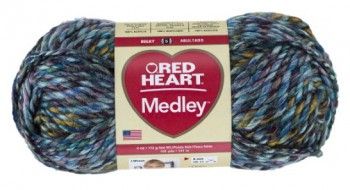 Red Heart Medley: With a fusion of gorgeous colors, this sof